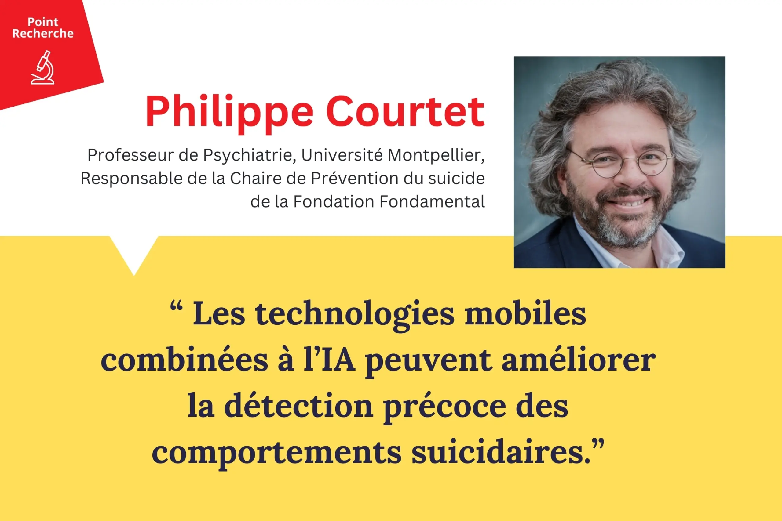 Point Recherche : Philippe Courtet