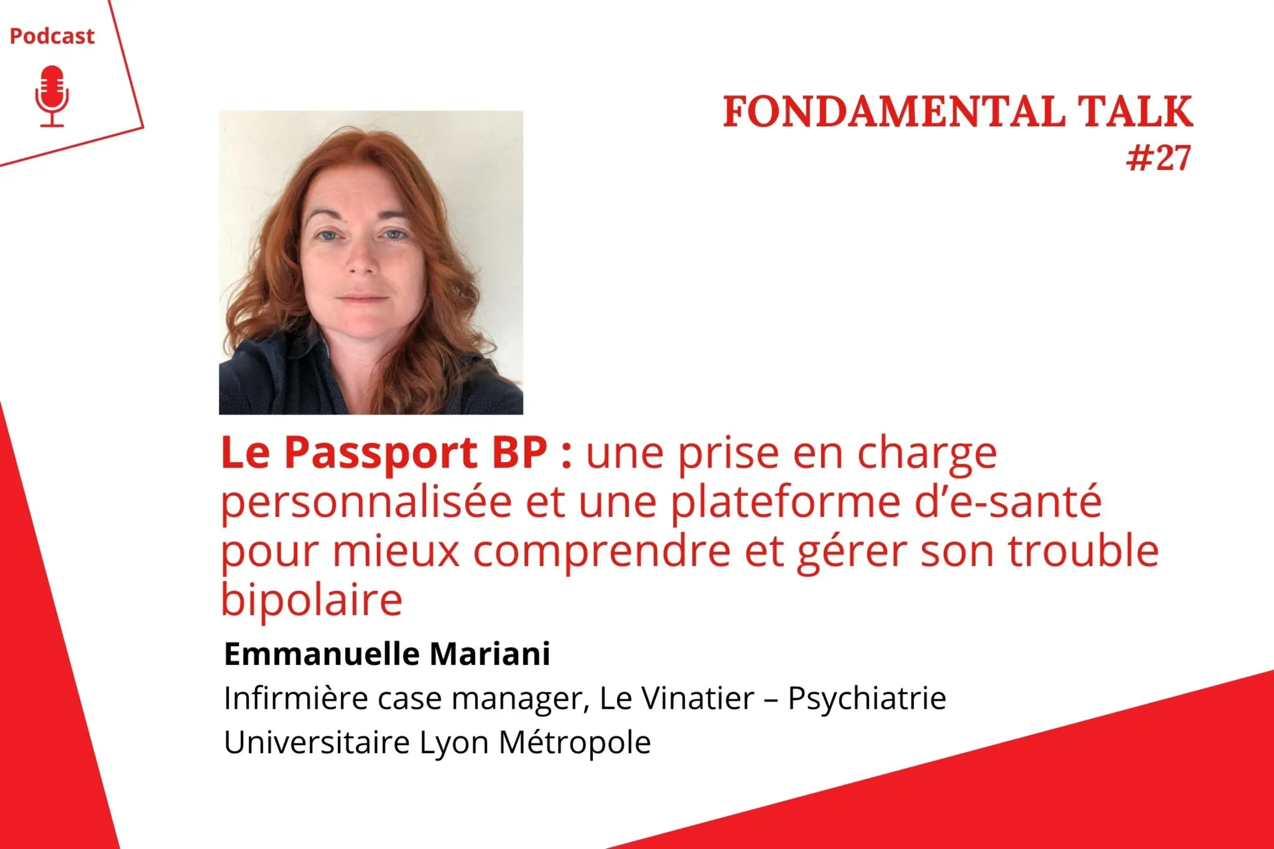 Emmanuelle Mariani, infirmière Le Vinatier "Passport BP"