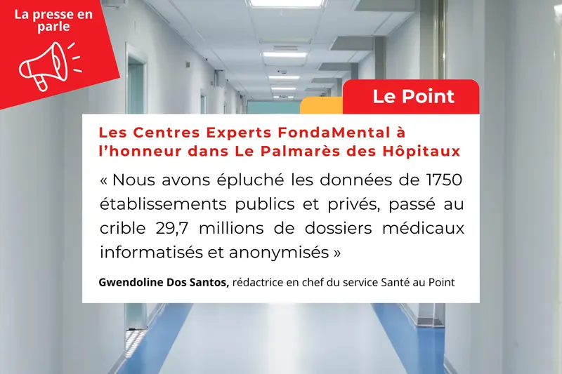 Le Point | Les Centres Experts FondaMental à l’honneur dans Le Palmarès des Hôpitaux Le Point | Les Centres Experts FondaMental à l’honneur dans Le Palmarès des Hôpitaux