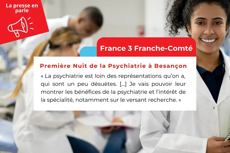 France 3 Franche-Comté | Première Nuit de la Psychiatrie à Besançon France 3 Franche-Comté | Première Nuit de la Psychiatrie à Besançon