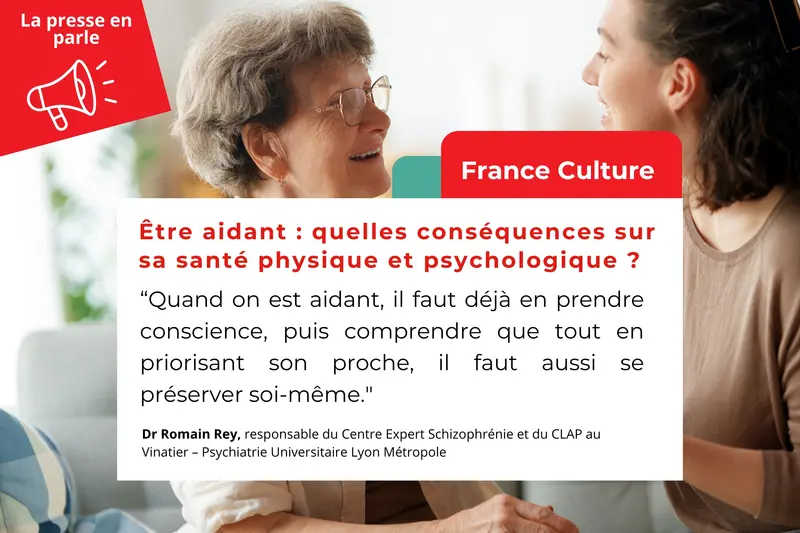 France Culture | Être aidant : quelles conséquences sur sa santé physique et psychologique ? France Culture | Être aidant : quelles conséquences sur sa santé physique et psychologique ?