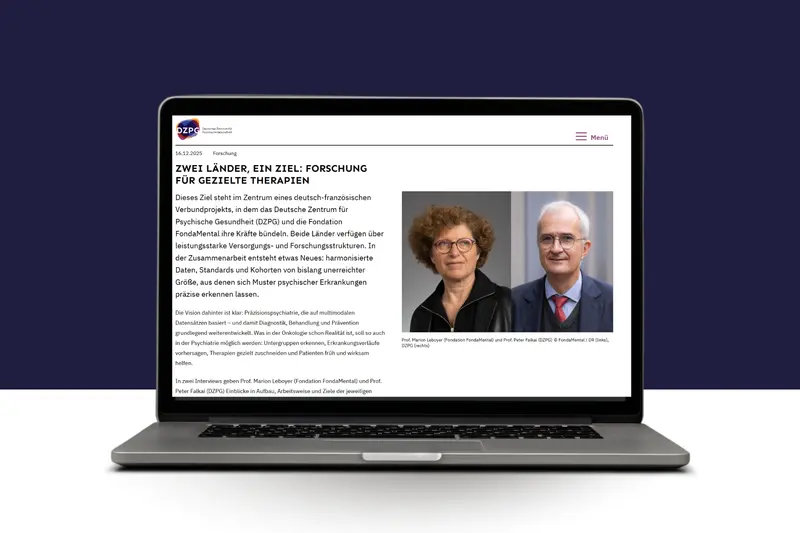 Deux pays, une ambition commune : faire avancer la psychiatrie de précision Deux pays, une ambition commune : faire avancer la psychiatrie de précision